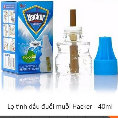 Lọ Tinh Dầu Đuổi Muỗi Hacker 45 ml (dung dịch)