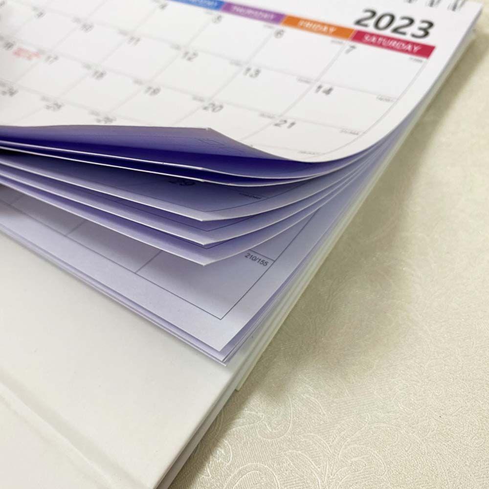 Lịch Để Bàn Lên Kế Hoạch Năm Mới Thiết Kế Dạng Xoắn Ốc Thanh Lịch