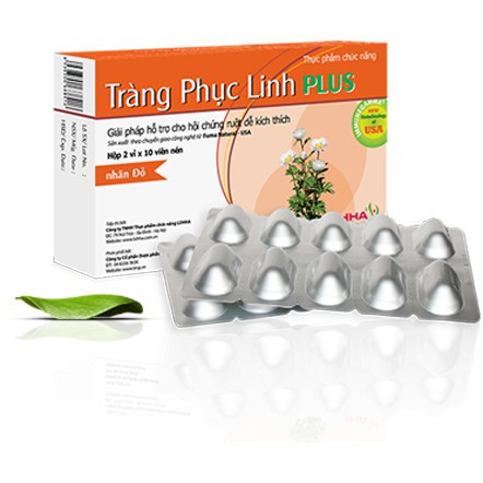 TRÀNG PHỤC LINH PLUS [Hộp 20 Viên] - Viên Uống Hỗ Trợ Hội Chứng Ruột Kích Thích, Viêm Đại Tràng [Bifina]