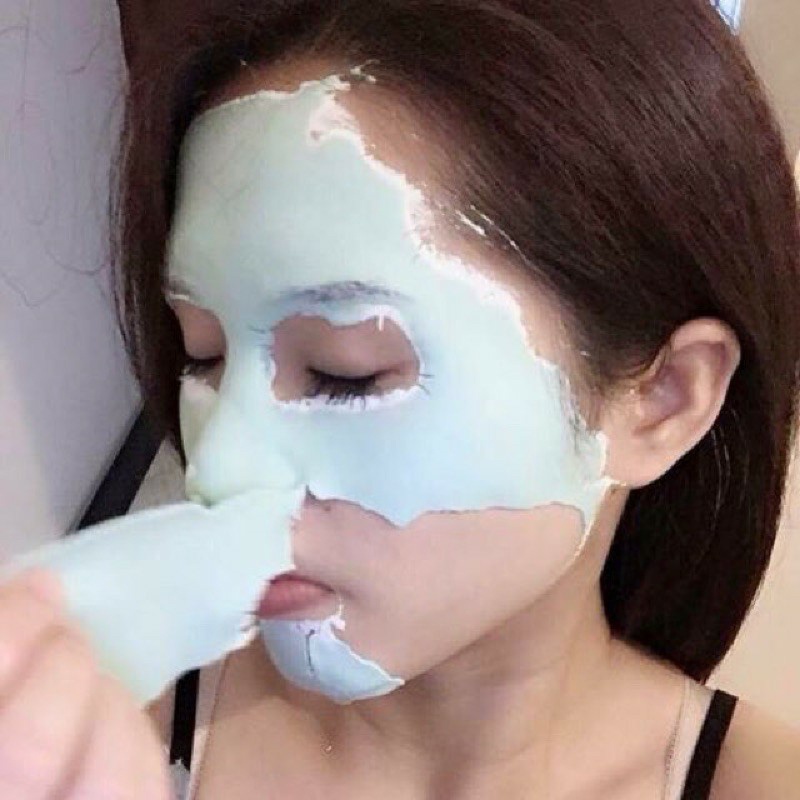 1kg Mặt nạ hoa hồng collagen, bạc hà dẻo handmade