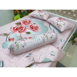 Drap thun lạnh 5D cao cấp ( 4 màu)