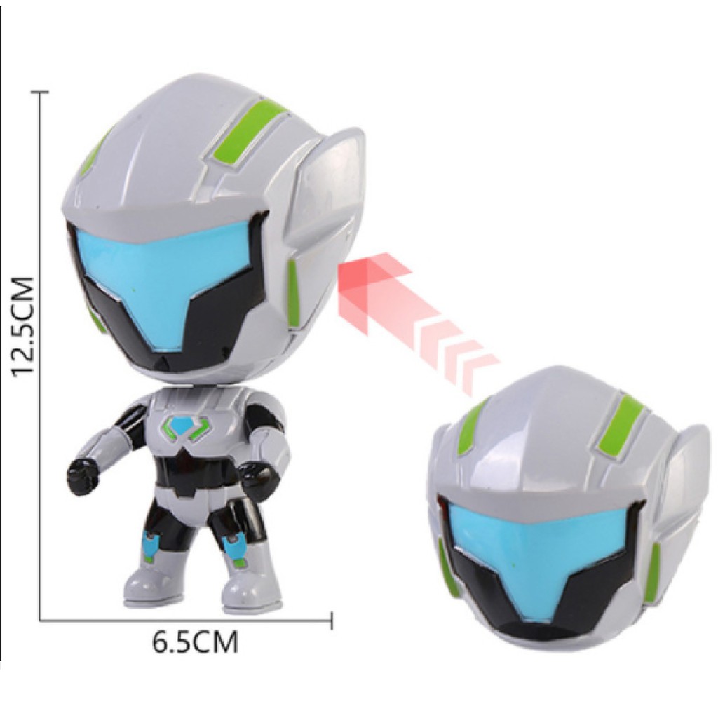 Đồ Chơi Siêu Nhân Trứng Gấp Gọn Biến Hình Ngộ Nghĩnh Khiến Bé Mê Mẩn Làm Móc Khóa Balo Nhựa ABS An Toàn Gtoys