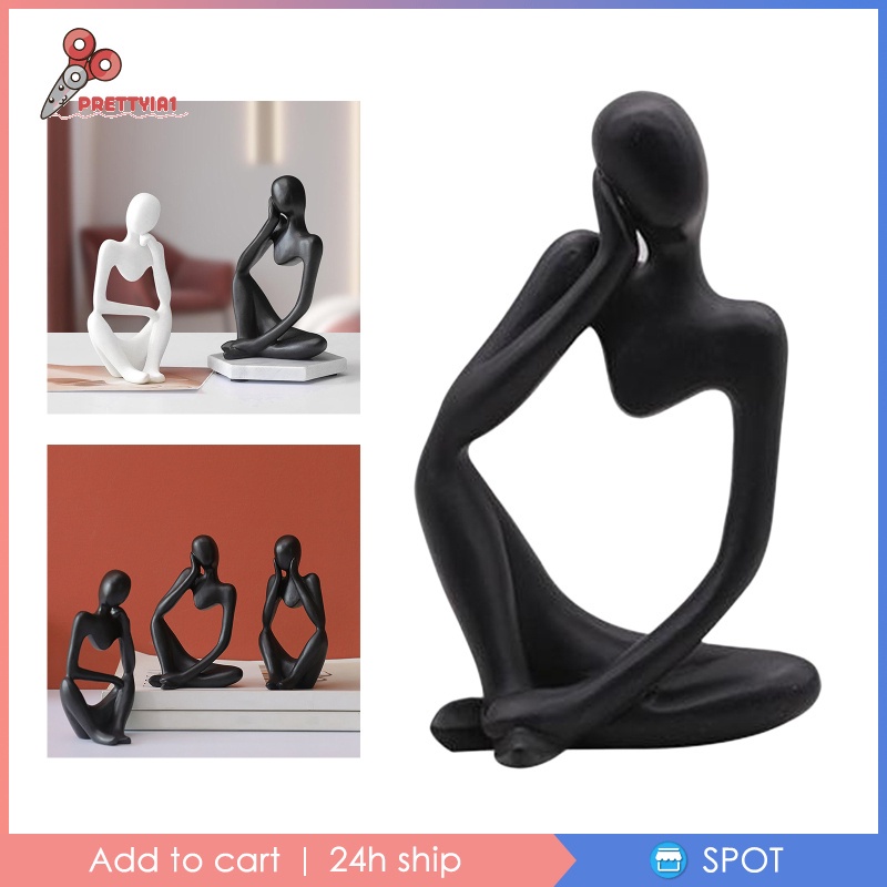 Mô Hình Tượng Điêu Khắc Hiện Đại Trang Trí Tủ Sách 1-8