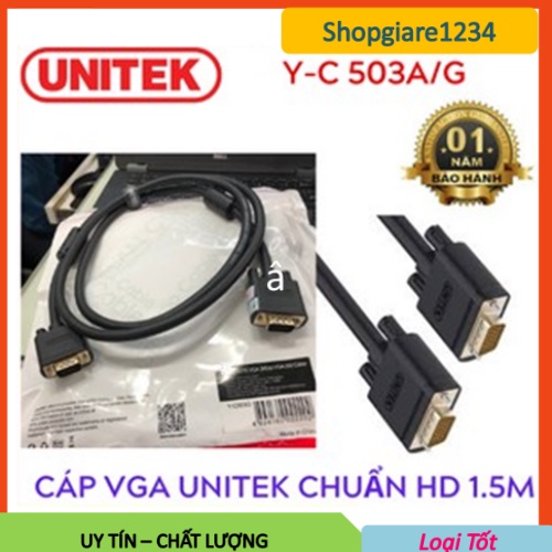 VGA Unittek 1M5 (YC 503G)-chính Hãng 100%, BH 12 Tháng, cam kết sản phẩm chất lượng
