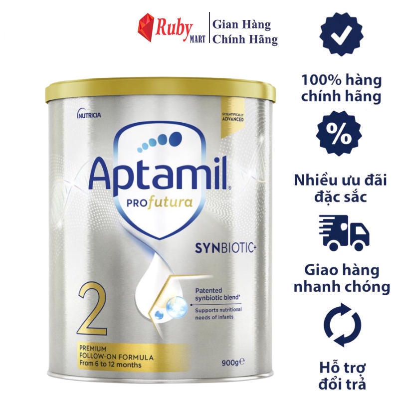 Sữa Bột APTAMIL ÚC Số 2 Lon 900gr