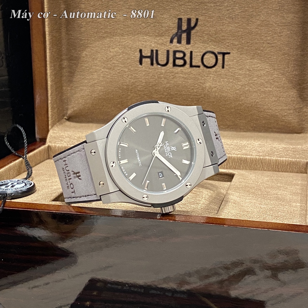 [Máy Cơ] Đồng hồ nam HBL - máy cơ automatic dây da hàng cao cấp fullbox bảo hành 24 tháng autowatch | BigBuy360 - bigbuy360.vn