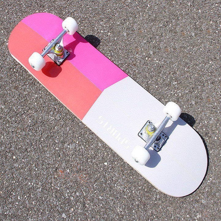 Ván trượt thể thao trẻ em dài skateboard long board cao cấp tải trọng 100kg mặt nhám đá kim cương