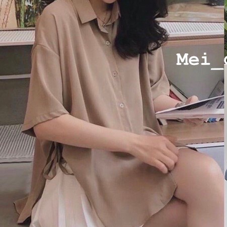 Áo sơ mi đũi lụa NHẬT LINH áo tay lỡ form rộng dáng suông thắt dây 2 bên hông xinh xắn nữ tính - A18
