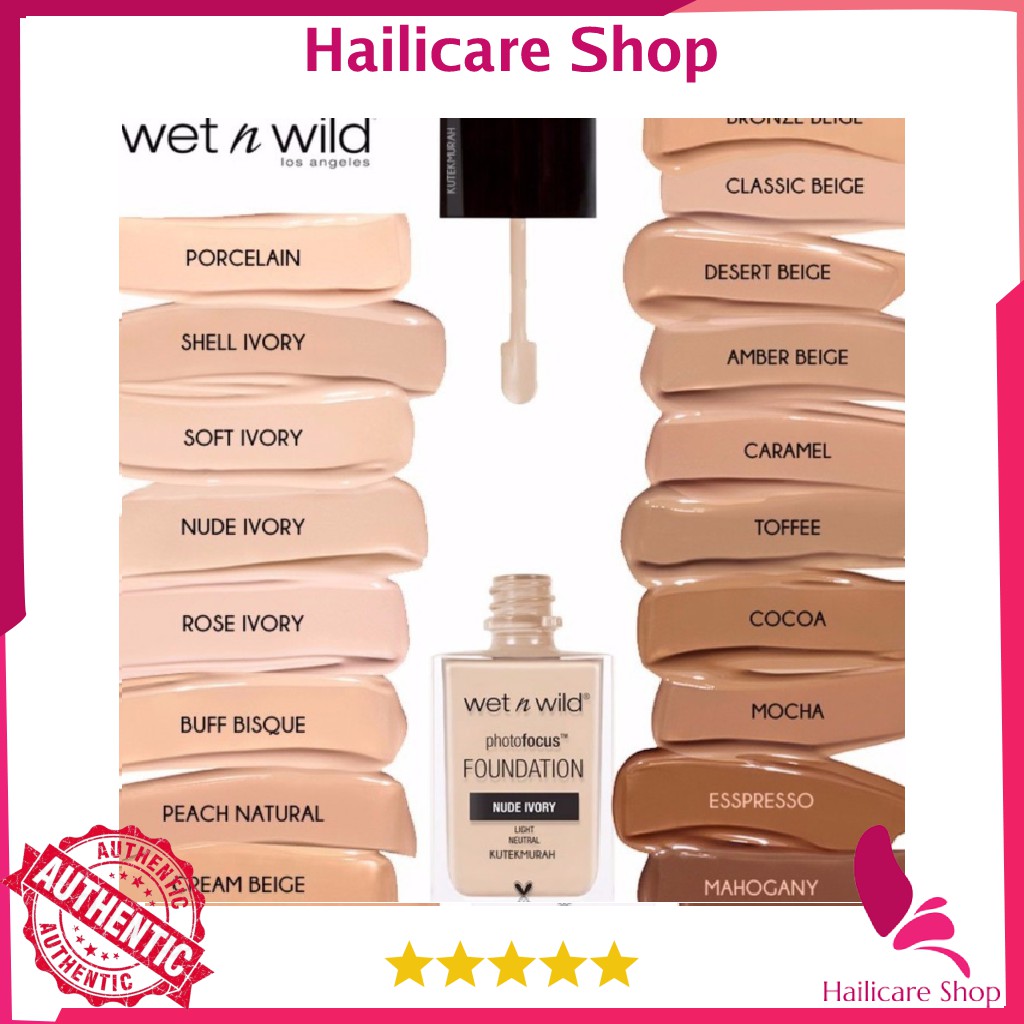 [Nhập Mỹ] Kem Nền Wet n Wild Photo Focus Foundation/ Focus Dewy Foundation