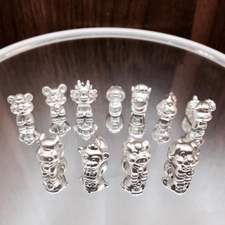 Charm bạc 12 con giáp