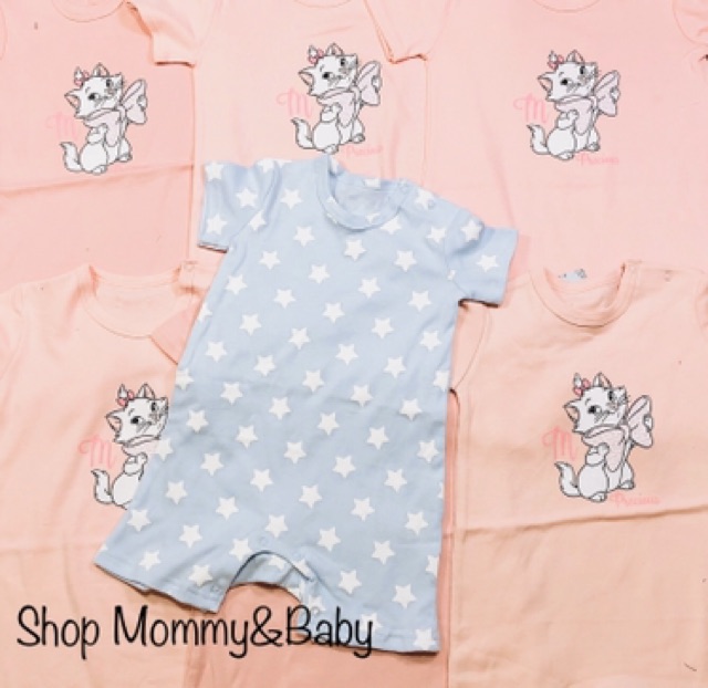 Romper body đùi hãng Minene xuất dư siêu đẹp chất liệu cotton cho bé trai và bé gái từ 3 tháng đến 24 tháng