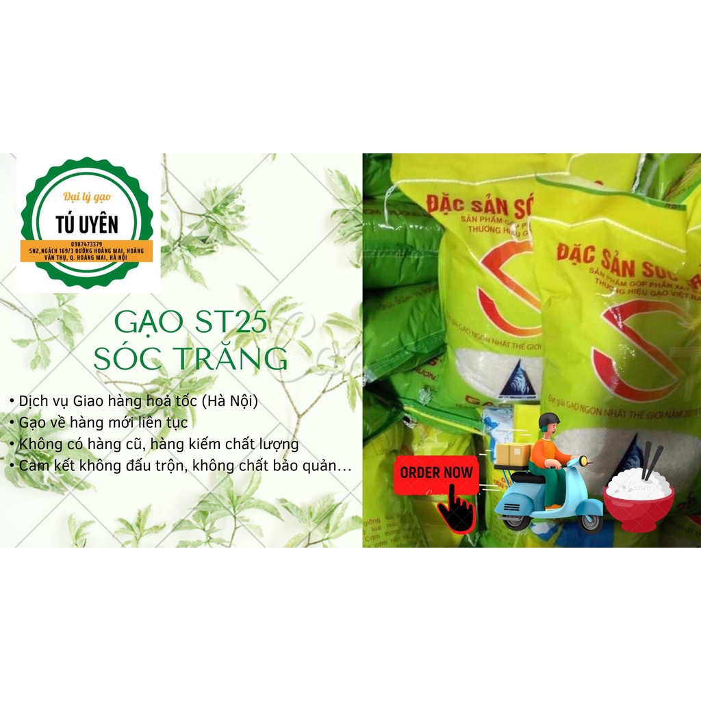 Gạo ST25 Sóc Trăng ngon, dẻo