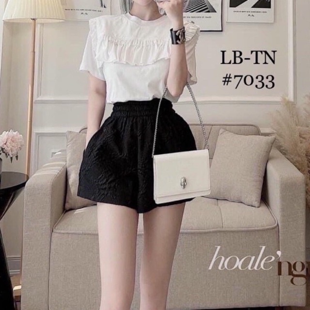 [Mã FAMARAL1 giảm 10K đơn 50K] Quần short xốp hoa in nổi siêu Hot