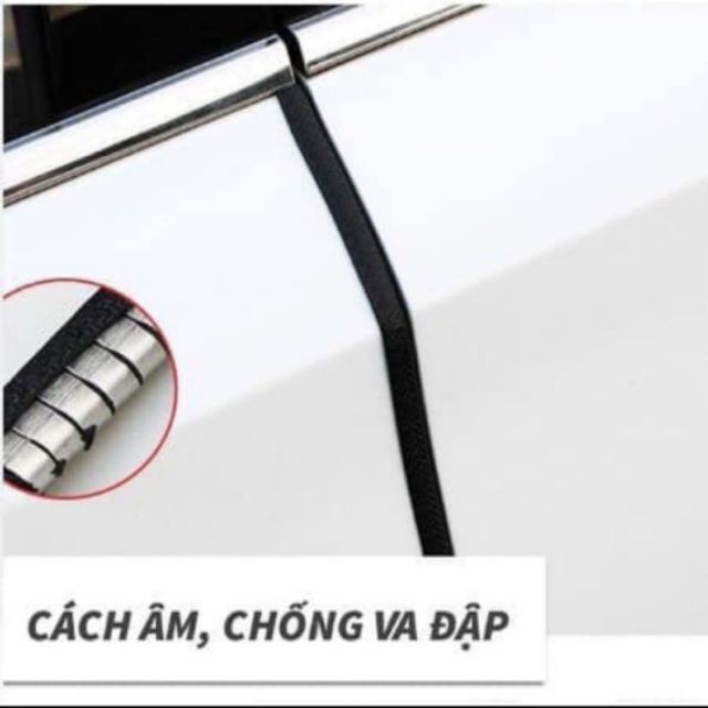 10M Nẹp viền cửa chữ U lõi thép chống va đập - chống ồn cuộn 5m