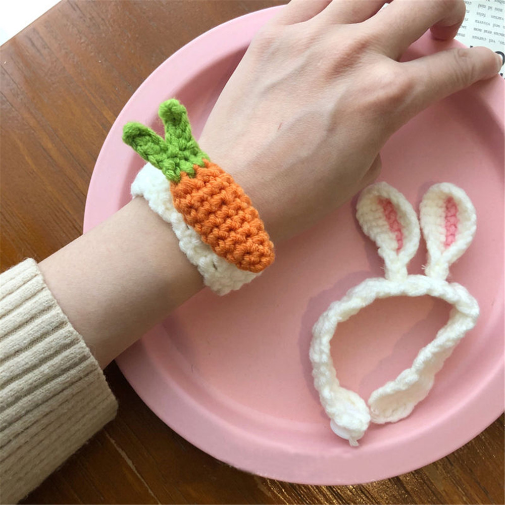 Vòng tay len đan phối nhiều kiểu dáng đáng yêu tuỳ chọn