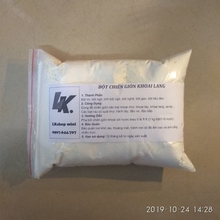 [1kg] Bột chiên giòn khoai lang lắc