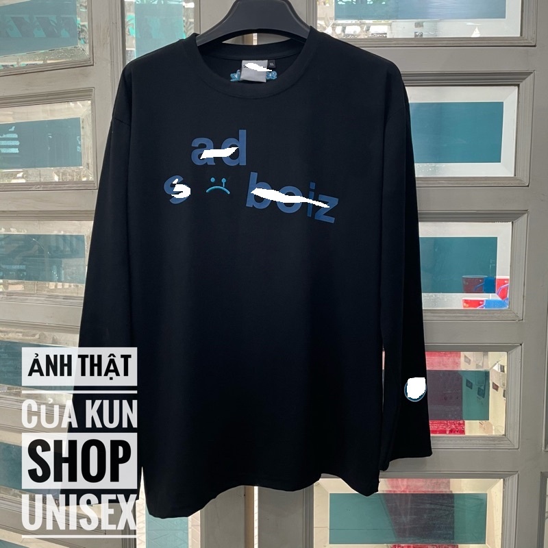 Áo thun tay dài Sadboiz ripped signature long sleeve Áo thun tay dài RIPPED SIGNATURE