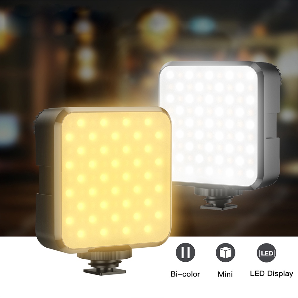 Đèn LED Chụp Ảnh Có Thể Sạc Lại 3000mAh 2500K-9000K