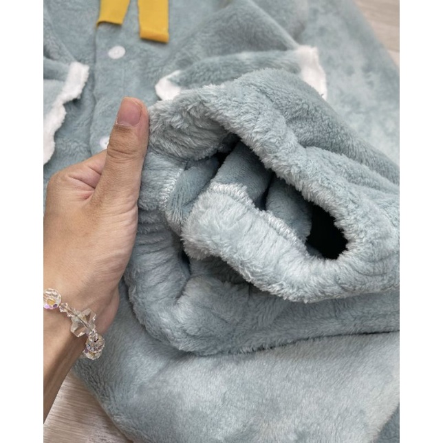 Bộ lông gấu xanh cổ piter sẵn Chất lông 2 lớp siêu sịn đẹp lên dáng siêu xinh | BigBuy360 - bigbuy360.vn