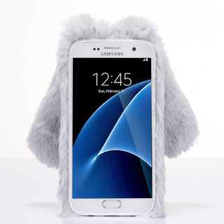 Samsung galaxy S8 plus phone case Plush rabbit soft shell