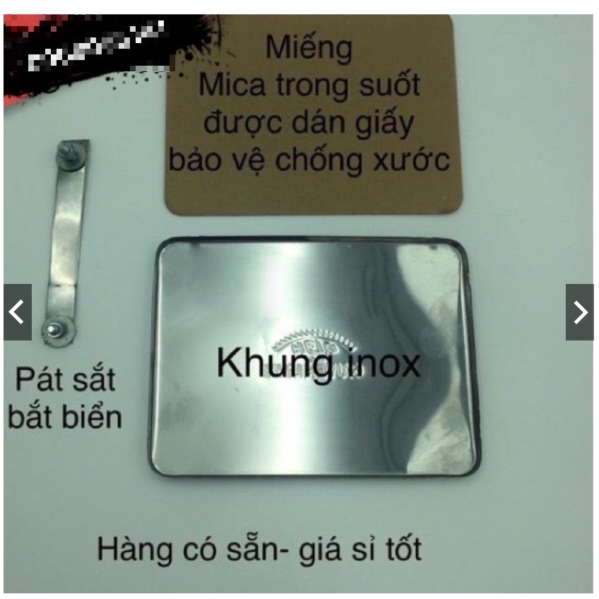 Biển ép chống nước xe máy (biển số )