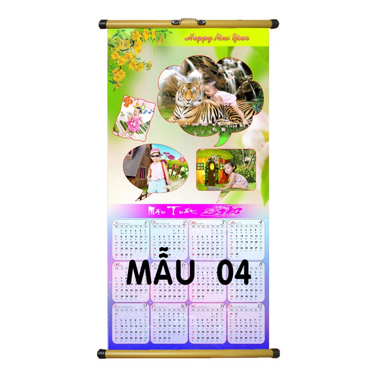 COMBO LỊCH bàn + móc khóa IN HÌNH THEO YÊU CẦU