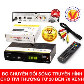 Bộ chuyển đổi sóng truyền hình cho tivi thường DVB T2 HKD MS 01 T2