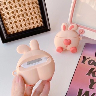 Case Airpods 1/2/pro Mông Thỏ Trái Tim