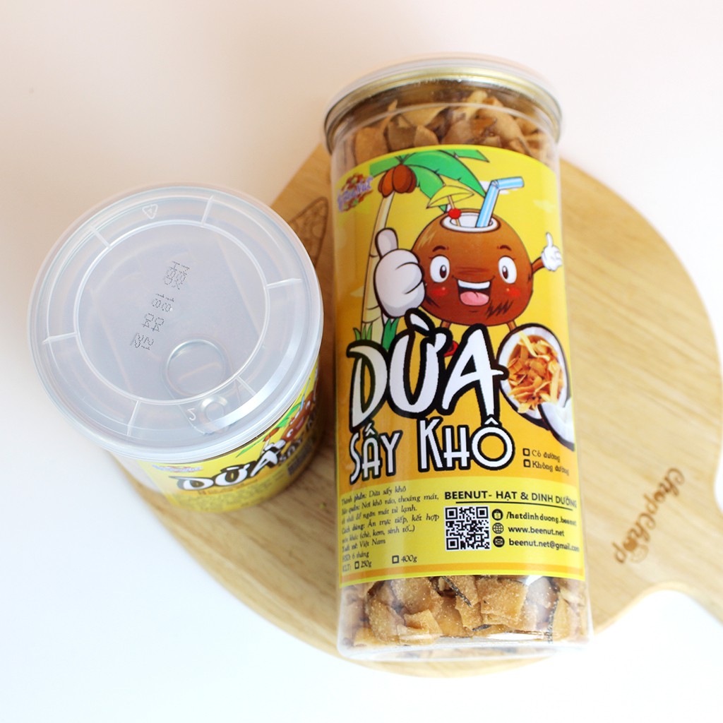 [Mã 77FMCGSALE1 giảm 10% đơn 250K] Dừa sấy khô, dừa sấy giòn cao cấp, ít vụn - BeeNut | BigBuy360 - bigbuy360.vn
