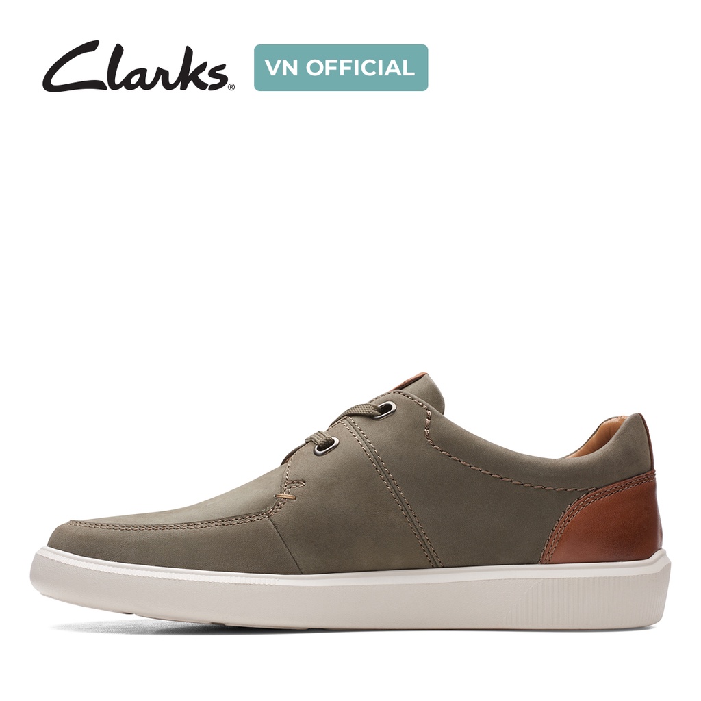 Giày Sneaker Nam CLARKS Cambro Lace màu Xanh Olive