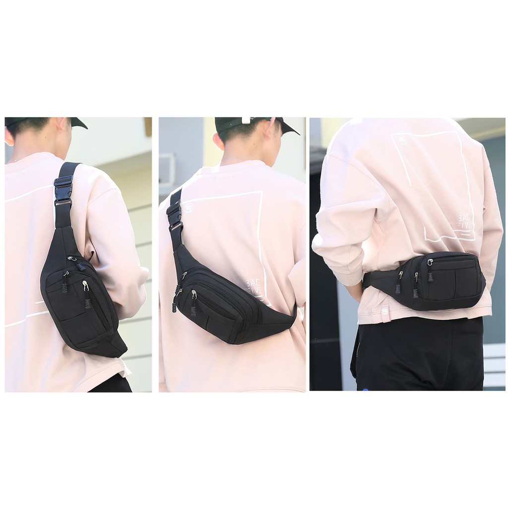 ⚡️Gía Rẻ Nhất - Túi Đeo Chéo nam nữ vải canvas ko thấm nước - túi bao tử, đeo hông, ví ngang, túi messenger | BigBuy360 - bigbuy360.vn