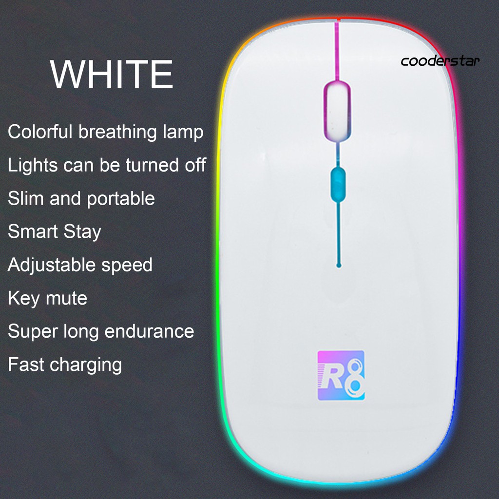 Chuột Không Dây Có Đèn Led R8-A6 Cho Máy Tính