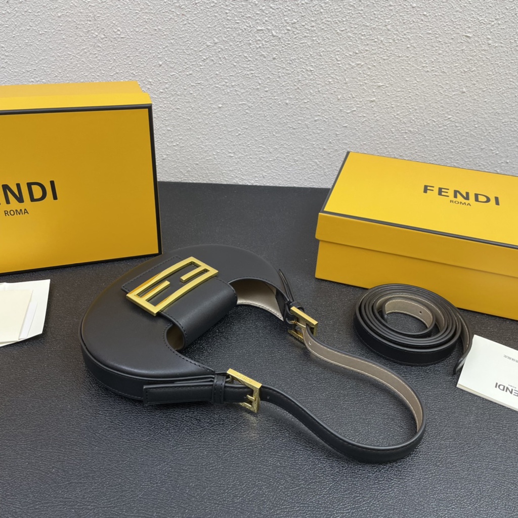 Túi xách nữ da thật thời trang cao cấp Fendi FD thiết kế độc đáo, phong cách thời thượng