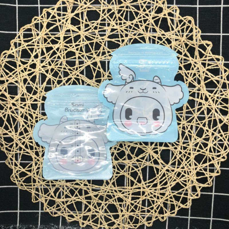 Hộp 30 túi trữ sữa Sami 150ml / có vòi rót tiện dụng / Nhật Bản