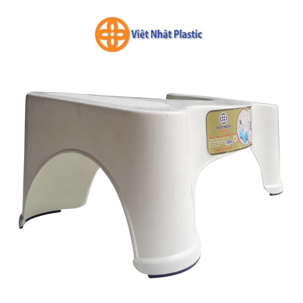 Ghế kê chân toilet Việt Nhật Plastic phụ kiện cho nhà vệ sinh