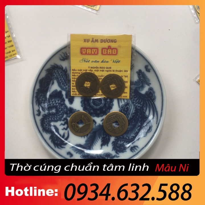 XU XIN ĐÀI ÂM DƯƠNG 588 - 1 cặp 2 đồng, Cách xin đài âm dương  văn hóa dân gian