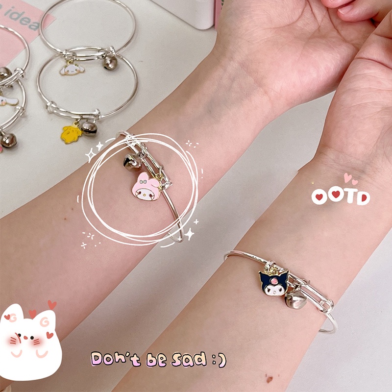 Vòng Tay Bạc Thiết Kế Đơn Giản Có Thể Điều Chỉnh Kích Cỡ Dành Cho