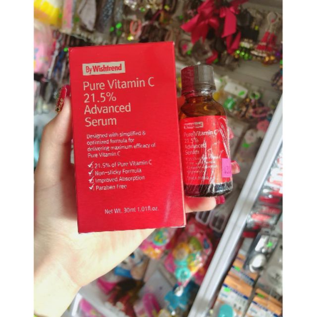 Tinh Chất Dưỡng Trắng, Làm Mờ Thâm By Wishtrend Pure Vitamin C 21.5 Advanced Serum