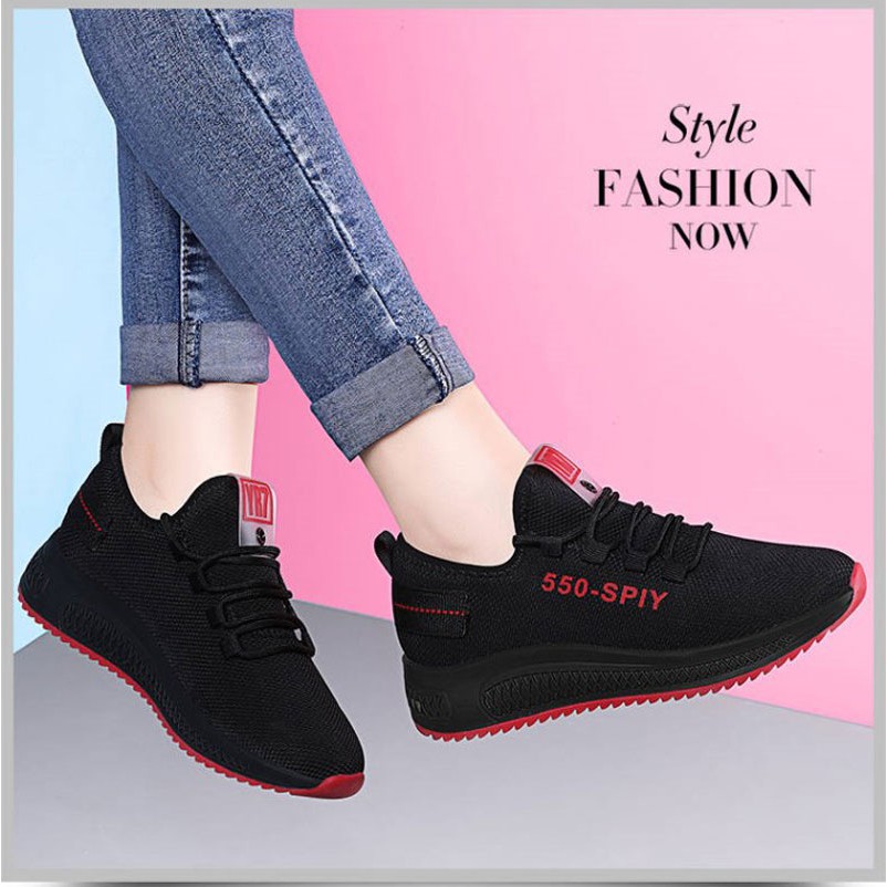 Giày Thể Thao Vải Nữ, Giày 550 SPIY, Đế Cao Su Êm, Dẻo - GN08