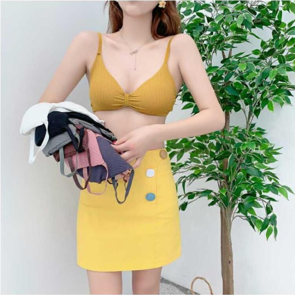 Áo Lót Nâng Ngực S5BRA09 Áo Bra Chất Thun Cotton Gân Tăm Hàng Loại 1 Siêu Thoải Mái Mỏng Nhẹ Mặc Như Không Mặc