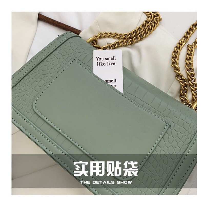 Túi đeo chéo thời trang vân da rắn - TS91 | BigBuy360 - bigbuy360.vn