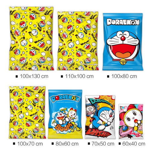 Túi hút chân không DR,STORAGE hình DORAEMON, bảo quản chằn màn, quần áo, tiết kiệm 80% không gian (chọn size túi)