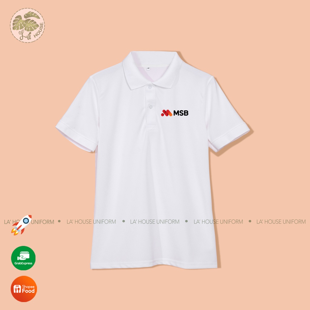 Áo thun đồng phục ngân hàng La ' House Uniform - MSB