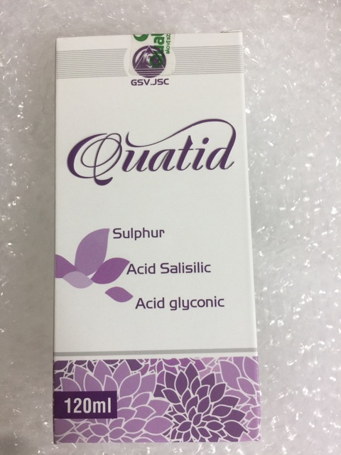 Sữa rửa mặt cho da mụn và dầu Quatid