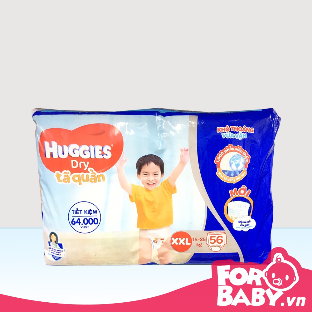 TÃ QUẦN HUGGIES ĐỦ SIZE M74/L68/XL62/XXL56