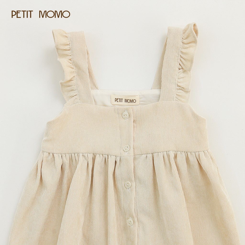 Váy Yếm Cho Bé Gái 16 Tuổi Chất Liệu Nhung Tăm Mềm Mịn Cao Cấp PETIT MOMO H099