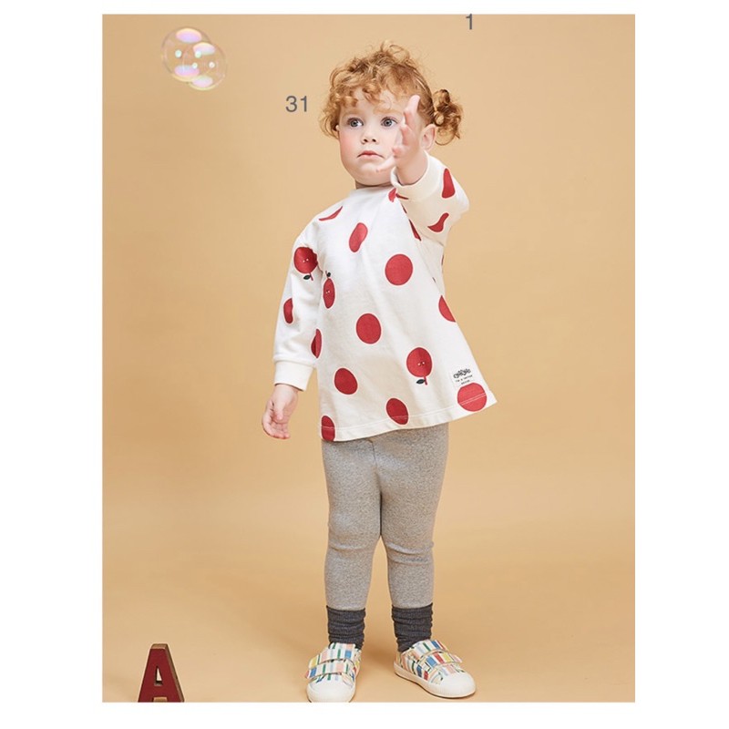 Quần legging cotton bé gái xuất xịn