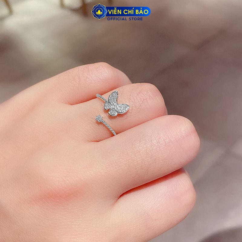 Nhẫn bạc nữ Beauty Butterfly new chất liệu bạc 925 thời trang phụ kiện trang sức nữ thương hiệu Viễn Chí Bảo N400020