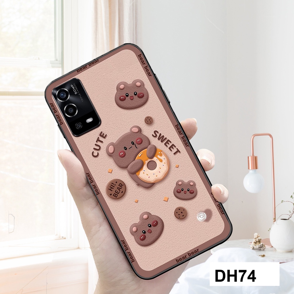 Ốp lưng  Oppo A15/A16/A52/A53/A55/ A54/A53/A92/A73/A74/A71/A83/A93/A94/A95  gấu Beer -mới nhất-XINH