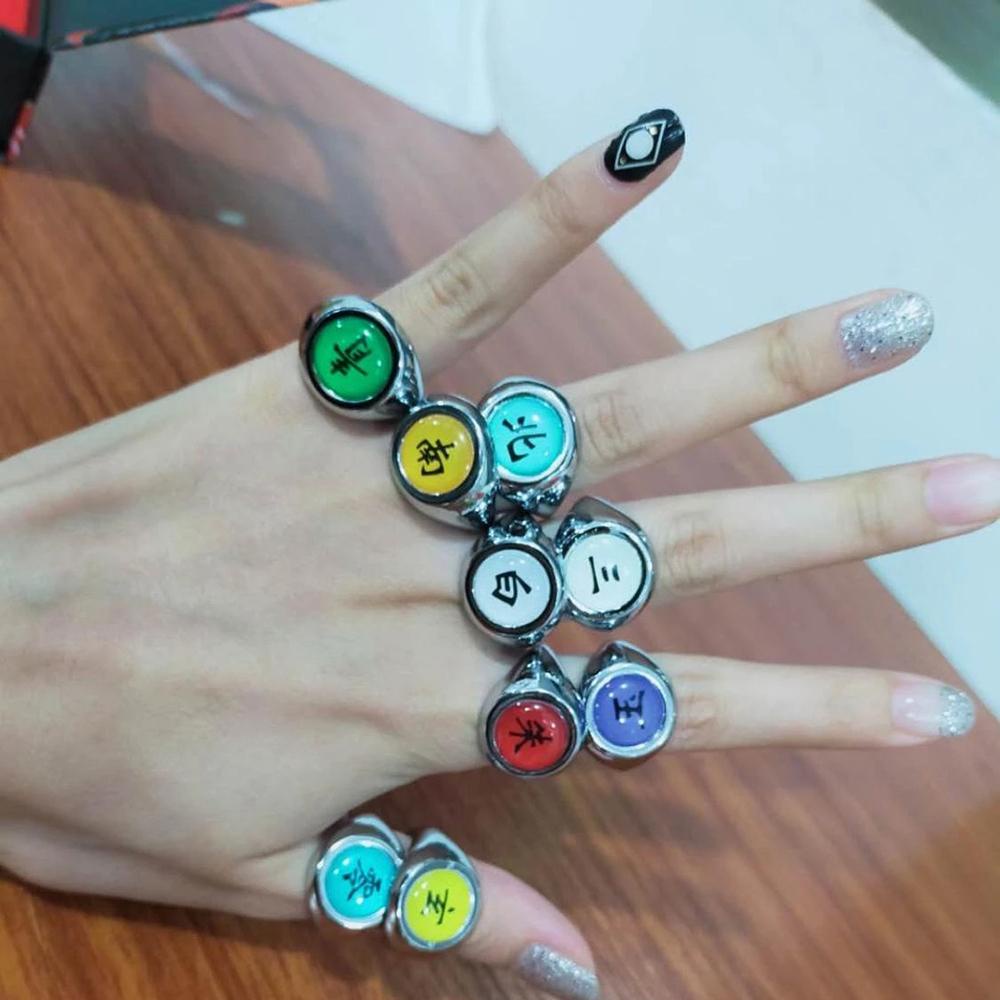 Nhẫn Anime Nhật Bản Akatsuki Itachi Pain Orojimaru DIY Cho Nam